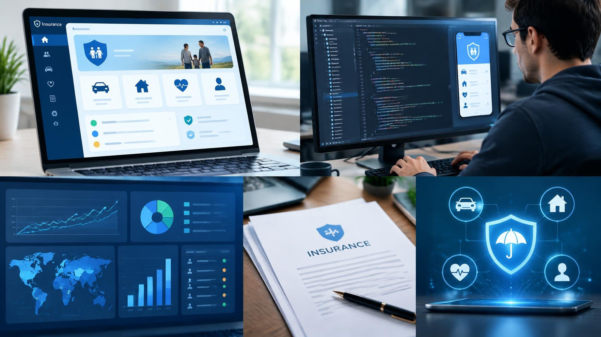 insurance software interface