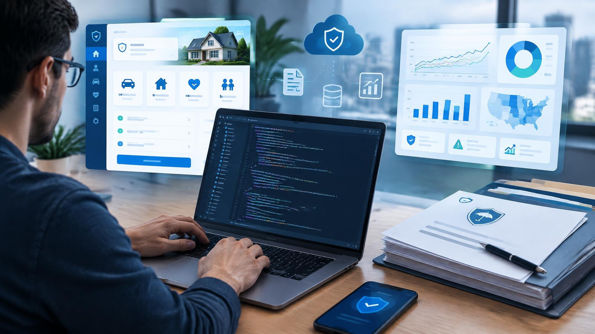 insurance software interface