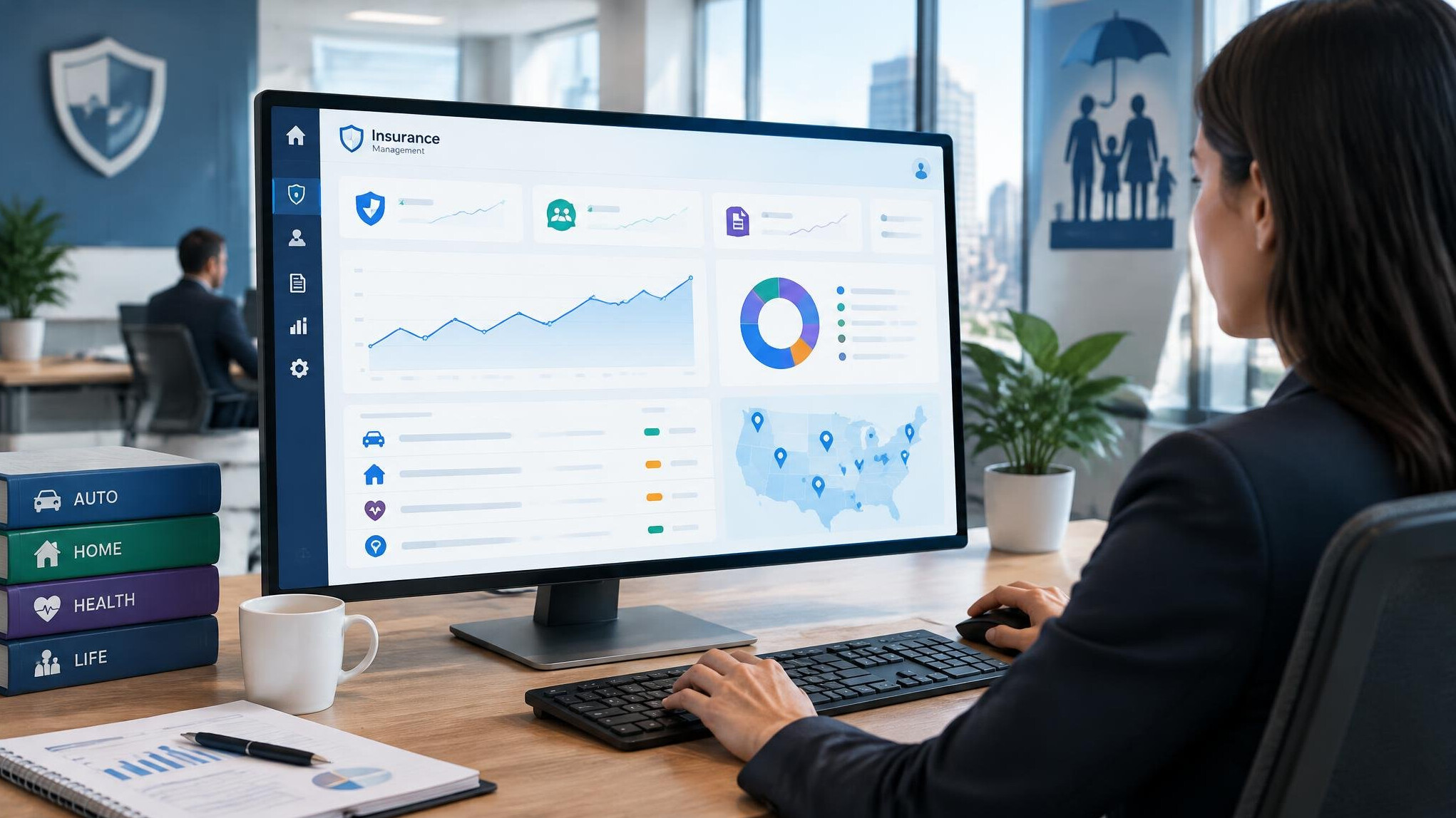 insurance software dashboard