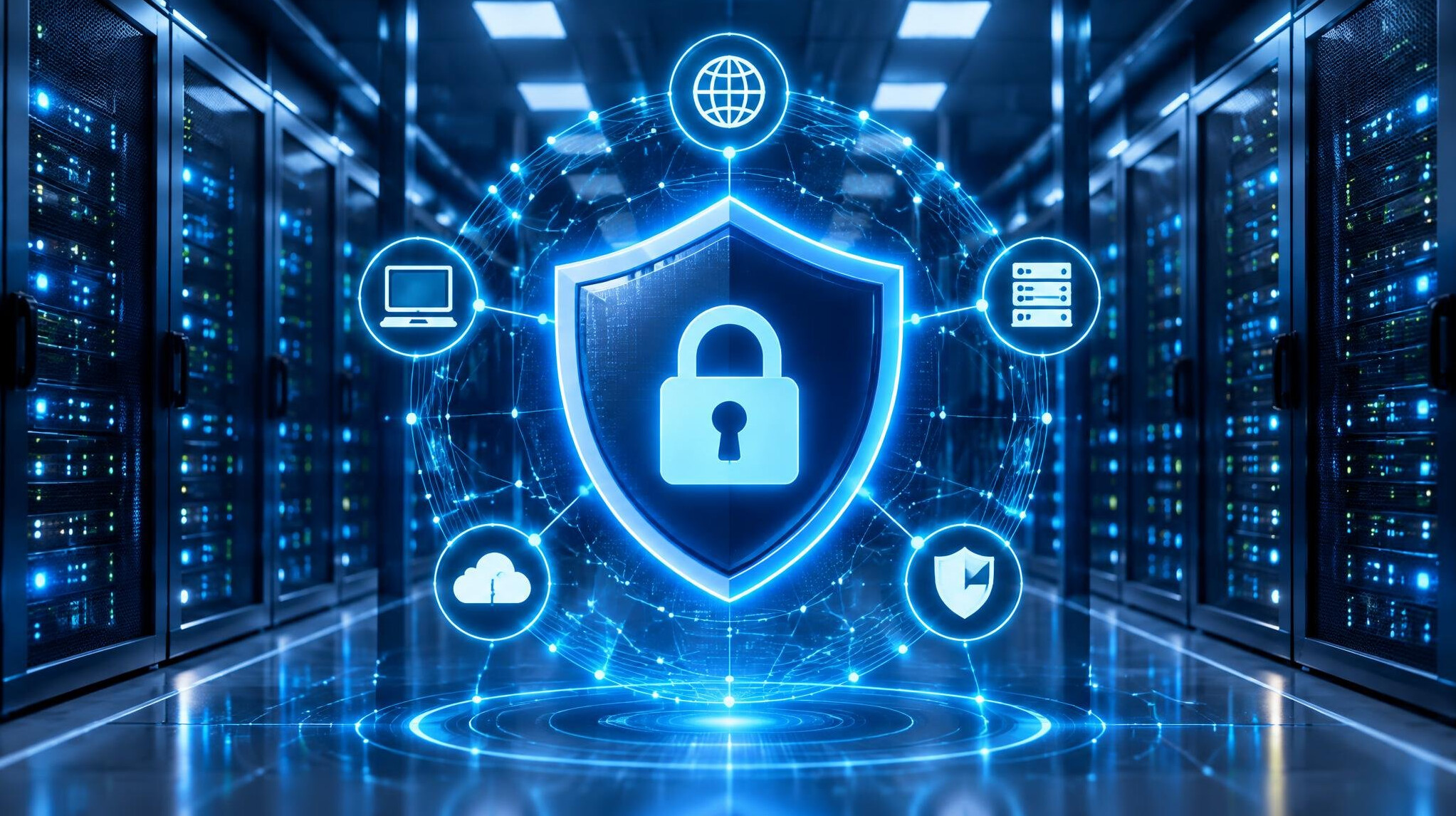 data security shield icon
